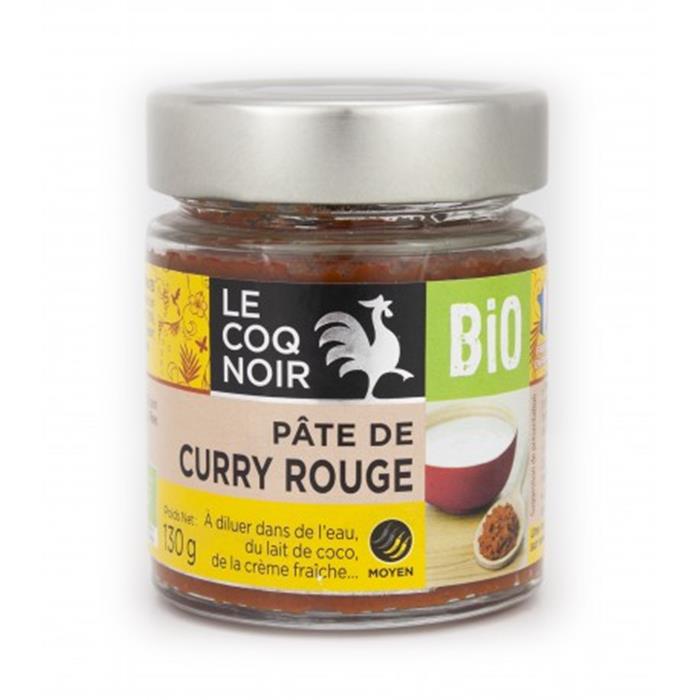 Pâte de curry rouge Bio 130g