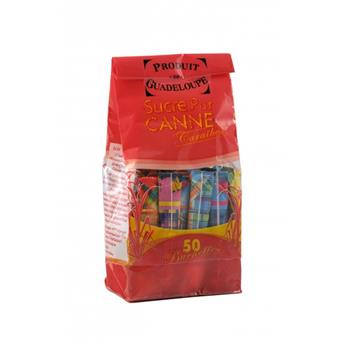 Pur sucre de canne de Guadeloupe (50 bûchettes) 250g