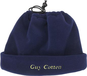 Tour de cou/bonnet thermique en polaire GUY COTTEN Marine (fabriqué à Concarneau)