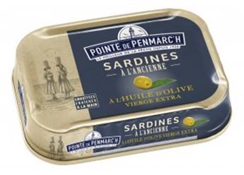 Sardines à l´ancienne à l´huile d´olive vierge extra PENMARCH 115g