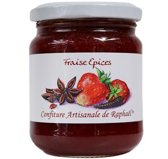 CONFITURE FRAISE EPICES 250G