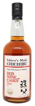 Chichibu Red Wine Cask 2023, whisky japonais vieilli en fût de vin rouge 70cl 50.5°