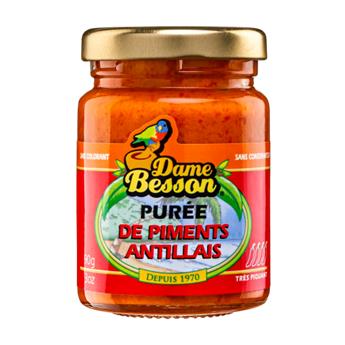 Purée de piments antillais extra-fort DAME BESSON 90g